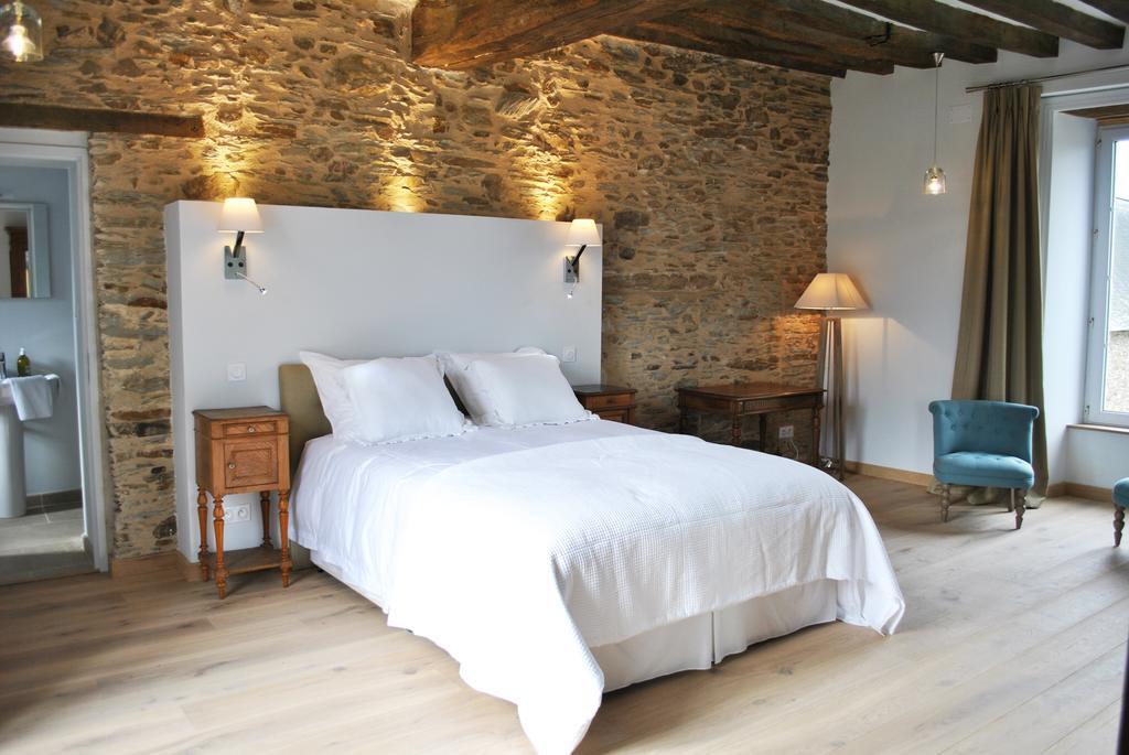 Le Manoir De La Vieille Douve Bed and Breakfast Bourg-d'Ire Værelse billede