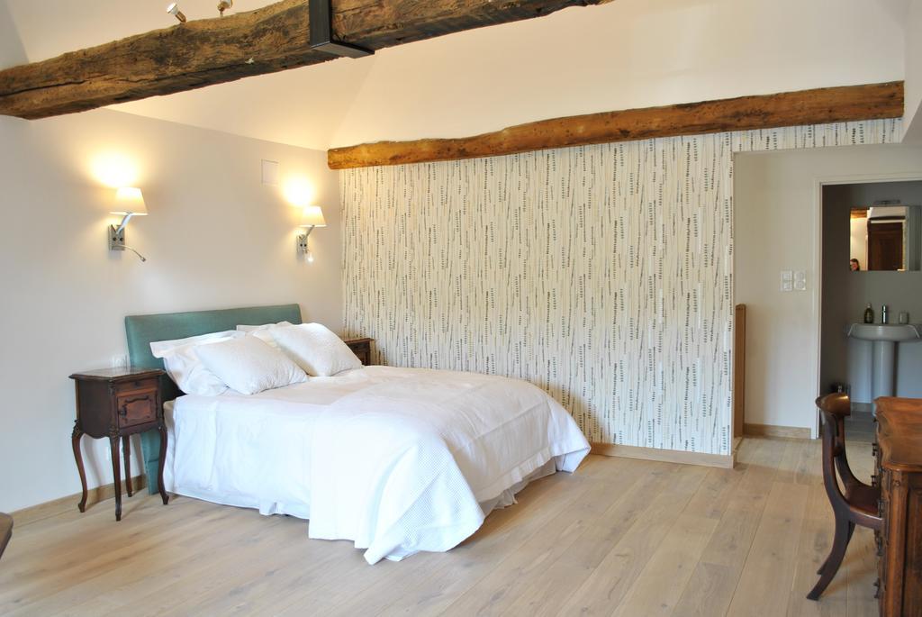 Le Manoir De La Vieille Douve Bed and Breakfast Bourg-d'Ire Værelse billede